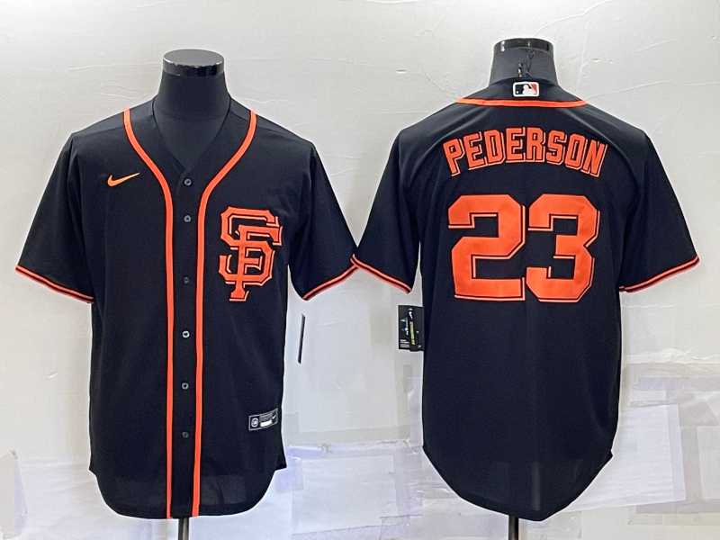 San Francisco Giants #23 Joc Pederson Black Alternate Nike Jersey,We sell and wholesale San Francisco Giants #23 Joc Pederson Black Alternate Nike Jersey on line form chian!